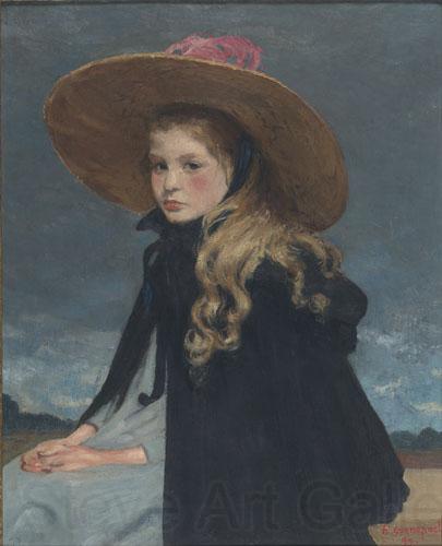 Henri Evenepoel Henriette au grand chapeau